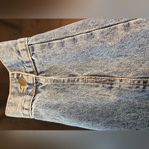 Nickelodeon Denim Cartoon Trucker Button Down Jacket Size 3X